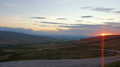 peaceful Sunday evening walk