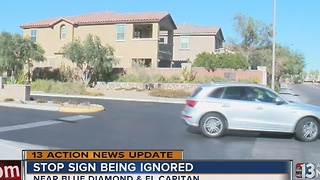 Homeowners association responds to stop sign issue