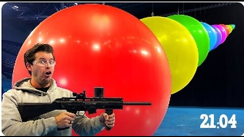 How Many Giant Ballons stop a paintbaal Gun