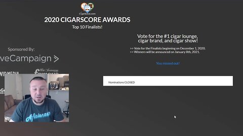 2020 CigarScore Awards Finalists Announcement