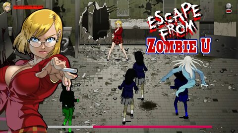 Escape From Zombie U:reloaded - Sexy Teacher Kicking Ass