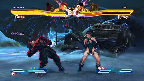 Street Fighter X Tekken: Yoshimitsu (Alternate Costume) & Cammy vs Ogre & Kazuya - 2K 1440p