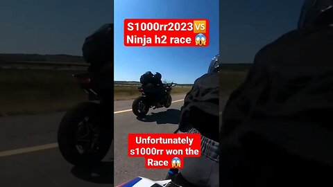Unbelievable Speed: S1000RR 2023 vs Ninja H2R 😱😱