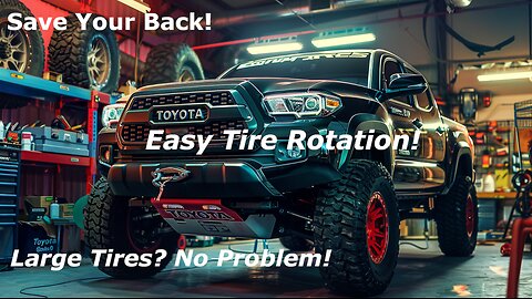 Have you ever done a tire rotation this easy?