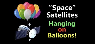 Fake Space Planetarium Satellites On Balloons