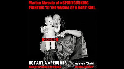 Satanic Marina Abramović, Aleister Crowley's Church Priestess