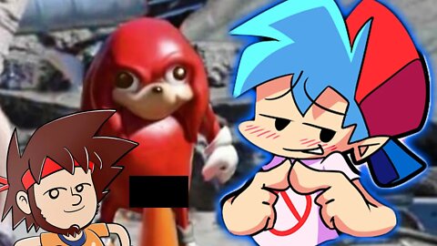 MEMES de FRIDAY Night Funkin e SONIC foram LONGE DEMAIS