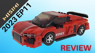Misini - Audi R8 (681) (Mini Car Series) Unbox, Speed Build & Review (Lego Alternate Build)