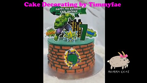 Decorating a Hulk Smash Cake - Hulk Run Funny Errands