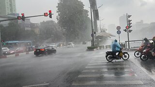 Trapped in a Monsoon in Vietnam! 🇻🇳