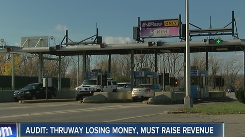 Audit: NYS Thruway losing money, needs new revenue plan