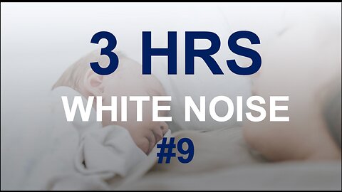 🤍 White Noise – Black Screen ⬛ | #9 | 3 Hours Rain Sounds For Focus, Relaxation, and Sleep