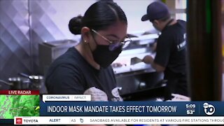 San Diegans to be require to don masks in workplace