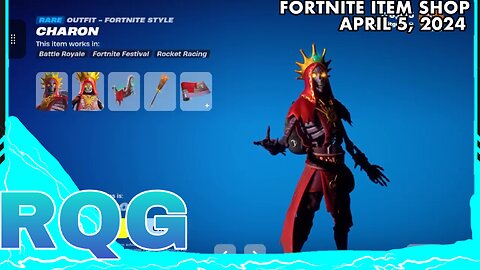 “NEW” CHARON IS HERE!💀FORTNITE ITEM SHOP (April 5, 2024)