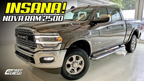 NOVA RAM 2500 LARAMIE 4X4 TURBO DIESEL 2021! DETALHES ÚNICOS DA MAIOR PICAPE DO BRASIL Fast Car View