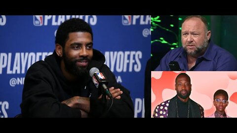 Kyrie Irving Reposts Alex Jones = Crazy. Dwayne Wade Turns Out His Son = Stunning & Brave.