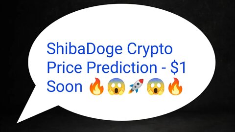 Shibadoge Price Prediction 🚀 Shibdoge Price 65000X Coming 🚀 Shibadoge Coin Analysis Crypto
