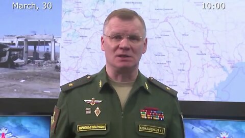 Russia's MoD March 30th Special Military Operation Status Update
