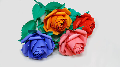 DIY Paper Flower Rose Tutorial