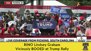 RINO Lindsey Graham Viciously BOOED at Trump Rally