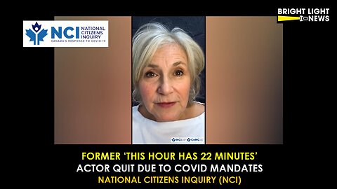NCI: Former "This Hour Has 22 Minutes" Actor, Cathy Jones, Quit Due to Covid Mandates