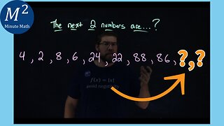 The next two numbers are what? | Minute Math #numberpuzzles