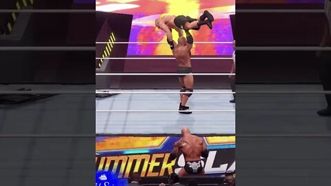 Rock becomes the New Undisputed WWE Champion in Summer Slam