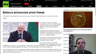 President Lukashenko has banned any price hikes starting “not tomorrow but today”