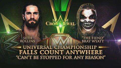 Seth Rollins vs "The Fiend" Bray Wyatt - Crown Jewel 2019 (Full Match)