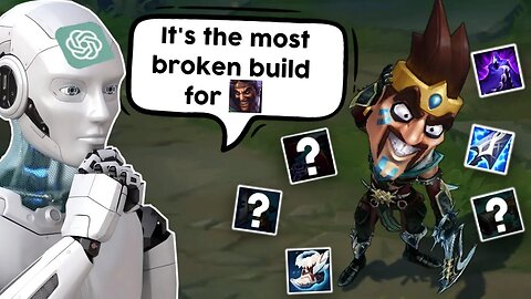 I Asked CHAT GPT What The BEST Draven Build Was....