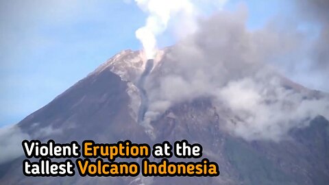 Numerous people are evacuated due to the Java volcano