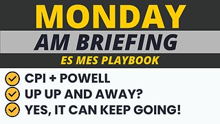 AM Briefing: | Preparing ES Traders For Our Emini and MES Micros Futures Trading Room