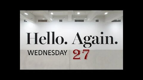 Hello Again Wednesday 27