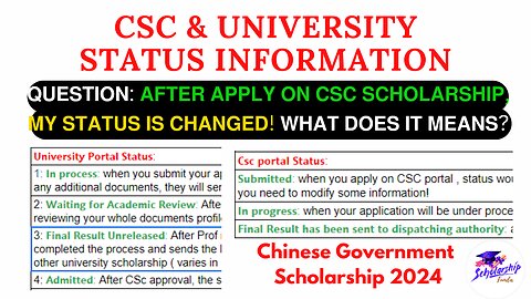 CSC And University 𝗦𝗧𝗔𝗧𝗨𝗦 𝗜𝗦 𝗖𝗛𝗔𝗡𝗚𝗘𝗗! 𝗪𝗛𝗔𝗧 𝗗𝗢𝗘𝗦 𝗜𝗧 𝗠𝗘𝗔𝗡𝗦? Status Portal Information! #viralvideo