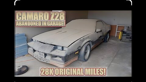 First Wash in 12 Years: ABANDONED Camaro Z28 with 28K Original Miles! | Satisfying Restoration