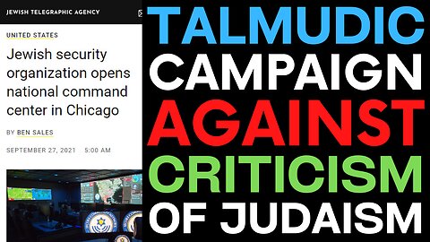 Talmudic Jews Open Nationwide Center To Monitor Criticism Of Judaism In America