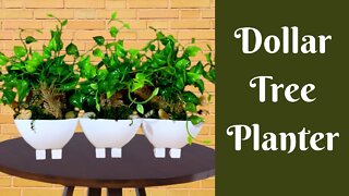 Everyday Crafting: Dollar Tree Planter