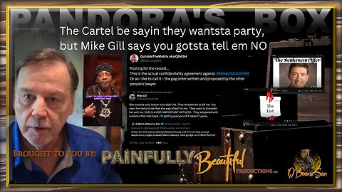 Pandora's Box | The Cartel be sayin they wantsta party, but Mike Gill says you gotsta tell em NO | A Qrash Course in the Confidentiality Agreement/Receipts
