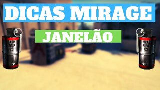 Como fazer SMOKE Janela/ Janelão Mirage CSGO ?