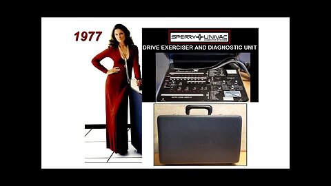 Computer History 1977 SPERRY UNIVAC DEDU Disk Exerciser Diagnostic Unit Magnetic Analyzer Unisys