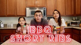 How To Make BBQ Short Ribs | Cucumber salad