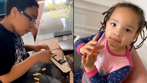 T.I. Helps Major & Heiress With Lego Set During Daddy Duty! 🏗