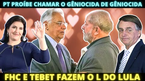 PT proíbe chamar o Gênio Cida de Gênio Cida - FHC e Simone Tebet são Lula Lá