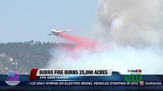 Burro Fire burns over 25,000 acres