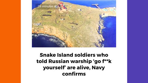 The Snake Island Story Is Fake