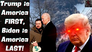 Trump Visits Ohio While Biden Hand Delivers HALF A BILLION to Ukraine! Who is the Real President?