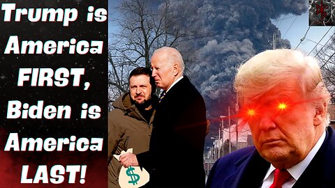 Trump Visits Ohio While Biden Hand Delivers HALF A BILLION to Ukraine! Who is the Real President?