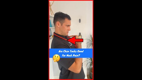 🤔 Are Chin Tucks Good For Neck Pain?! 😰 #Shorts