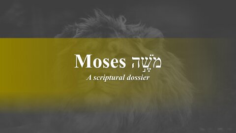 Moses - Scriptural Dossier - God Honest Truth Live Stream 10/07/2022