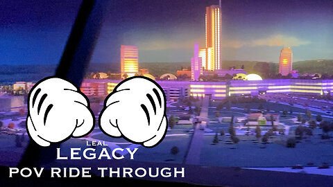Tomorrowland Transit Authority PeopleMover | Magic Kingdom (POV Ride Through)
